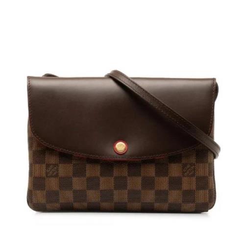 Pre-owned Canvas louis-vuitton-bags Louis Vuitton Vintage , Brown , Da...