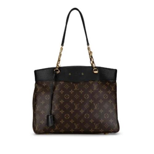 Pre-owned Canvas louis-vuitton-bags Louis Vuitton Vintage , Brown , Da...