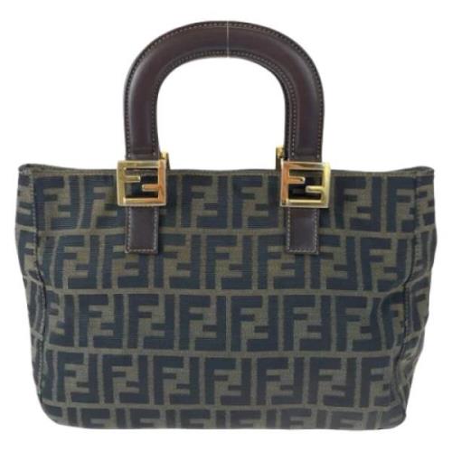 Pre-owned Canvas fendi-bags Fendi Vintage , Brown , Dames