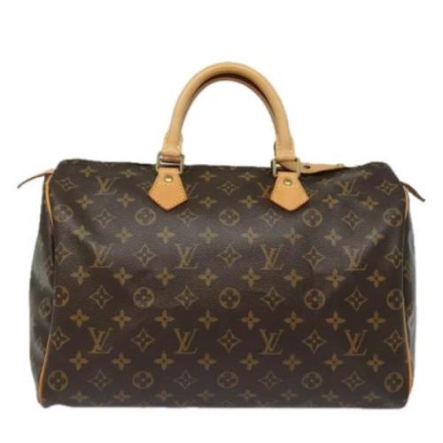 Pre-owned Canvas louis-vuitton-bags Louis Vuitton Vintage , Brown , Da...