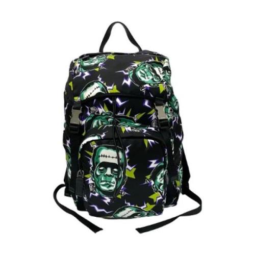 Pre-owned Canvas backpacks Prada Vintage , Black , Dames