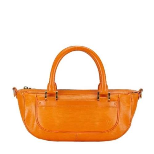 Pre-owned Leather louis-vuitton-bags Louis Vuitton Vintage , Orange , ...