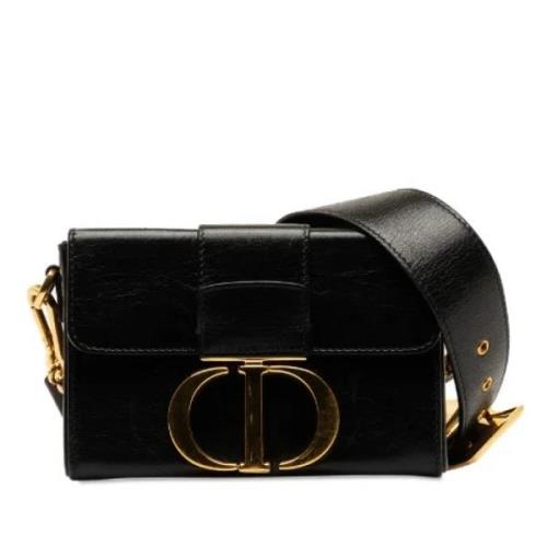 Pre-owned Leather crossbody-bags Dior Vintage , Black , Dames