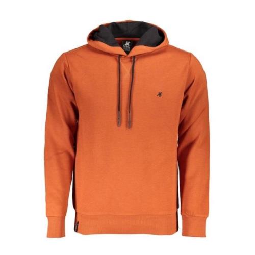 Geborduurde Hoodie met Logo U.s. Polo Assn. , Brown , Heren