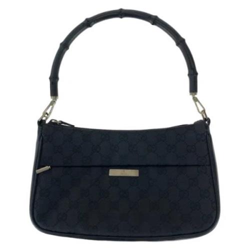 Pre-owned Canvas gucci-bags Gucci Vintage , Black , Dames