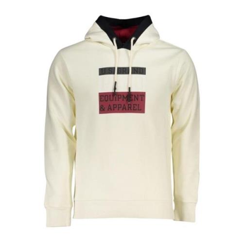 Gedrukte Hoodie U.s. Polo Assn. , Beige , Heren