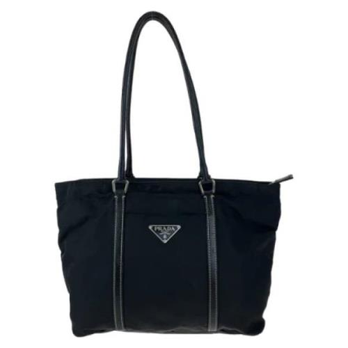 Pre-owned Canvas prada-bags Prada Vintage , Black , Dames