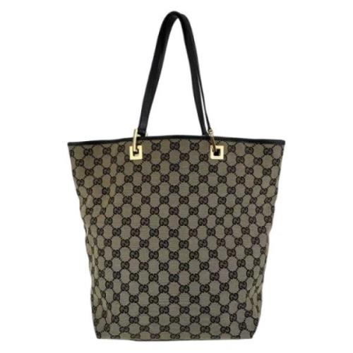 Pre-owned Canvas gucci-bags Gucci Vintage , Black , Dames