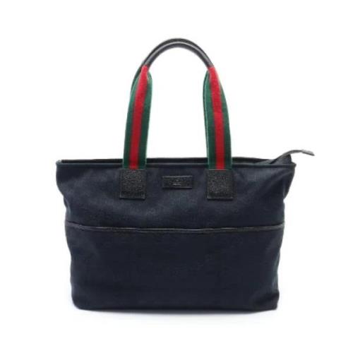 Pre-owned Canvas gucci-bags Gucci Vintage , Black , Dames