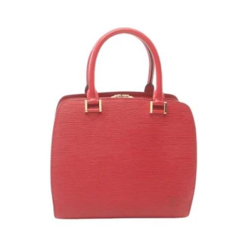 Pre-owned Leather louis-vuitton-bags Louis Vuitton Vintage , Red , Dam...