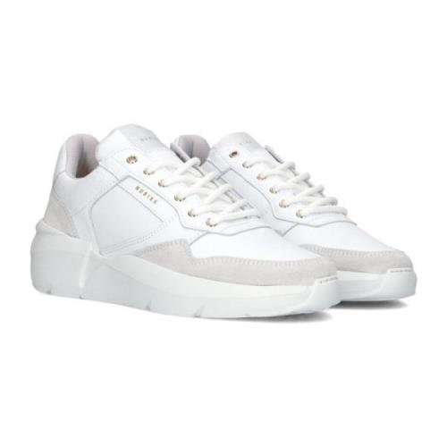 Witte Lage Top Sneakers Road Wave Nubikk , White , Dames