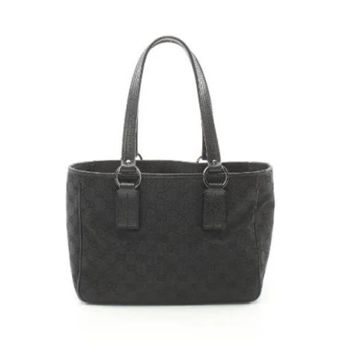 Pre-owned Canvas gucci-bags Gucci Vintage , Black , Dames