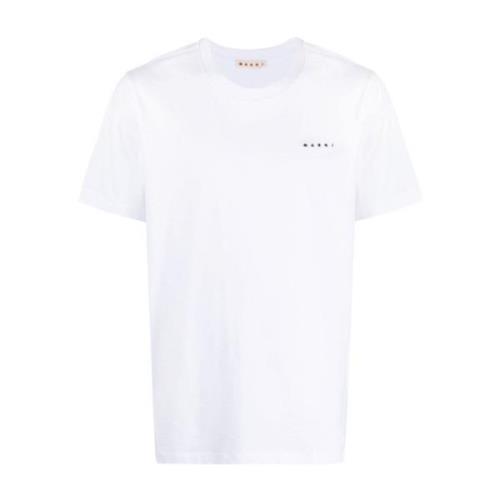 Witte T-shirts & Polos voor mannen Marni , White , Heren