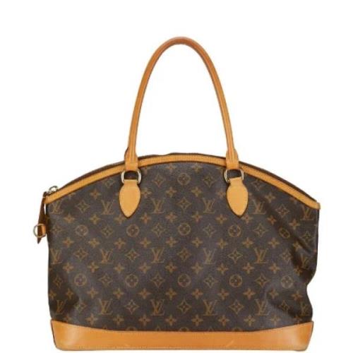 Pre-owned Canvas louis-vuitton-bags Louis Vuitton Vintage , Brown , Da...