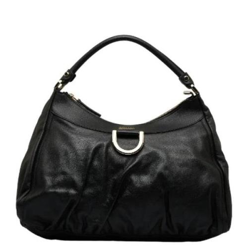 Pre-owned Leather gucci-bags Gucci Vintage , Black , Dames