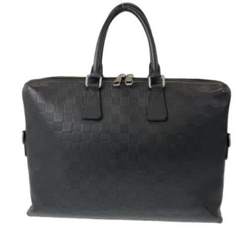 Pre-owned Leather louis-vuitton-bags Louis Vuitton Vintage , Black , D...