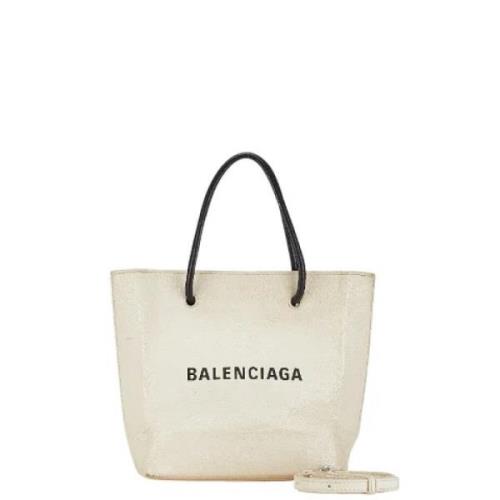 Pre-owned Leather balenciaga-bags Balenciaga Vintage , White , Dames