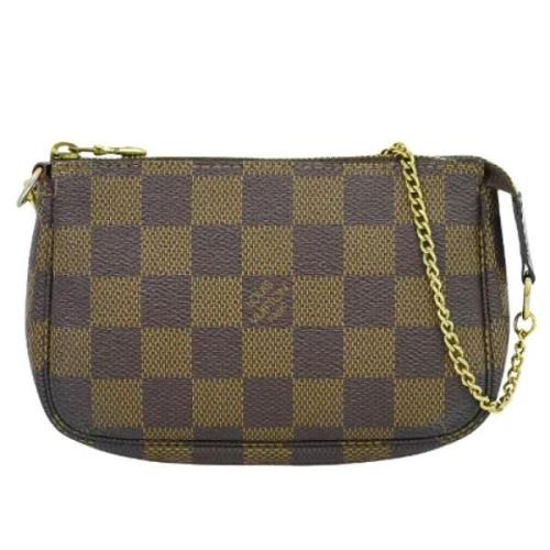 Pre-owned Canvas louis-vuitton-bags Louis Vuitton Vintage , Brown , Da...