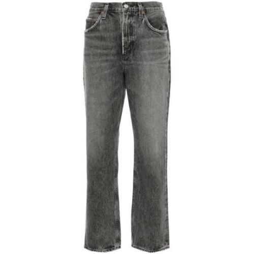 Valen J Denim Jeans Agolde , Gray , Dames