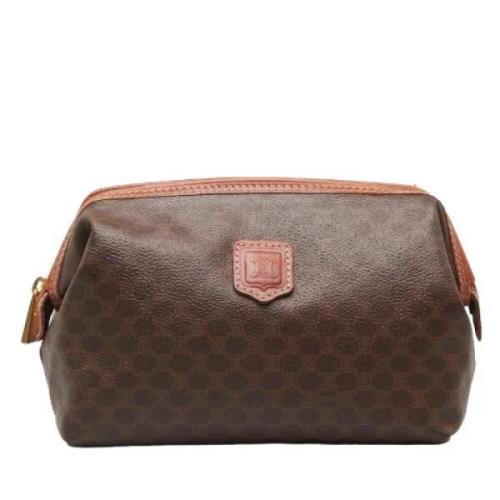 Pre-owned Canvas pouches Celine Vintage , Brown , Dames