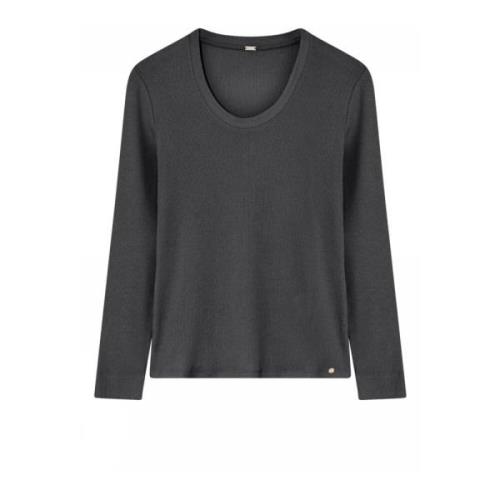 Camille Longsleeve T-shirt Magneet Gustav , Gray , Dames