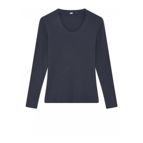 Camille Longsleeve T-shirt Middernacht Gustav , Blue , Dames