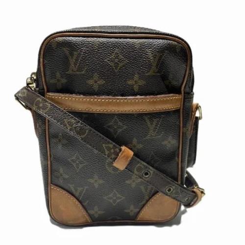 Pre-owned Canvas louis-vuitton-bags Louis Vuitton Vintage , Brown , Da...