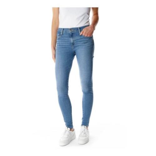 Hoge Taille Super Skinny Jeans Levi's , Blue , Dames