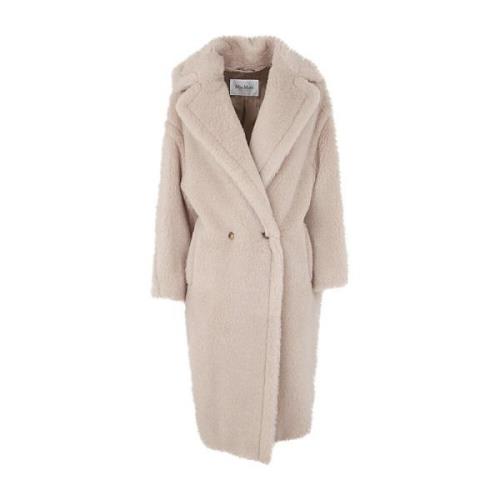 Double-Breasted Coats Max Mara , Beige , Dames