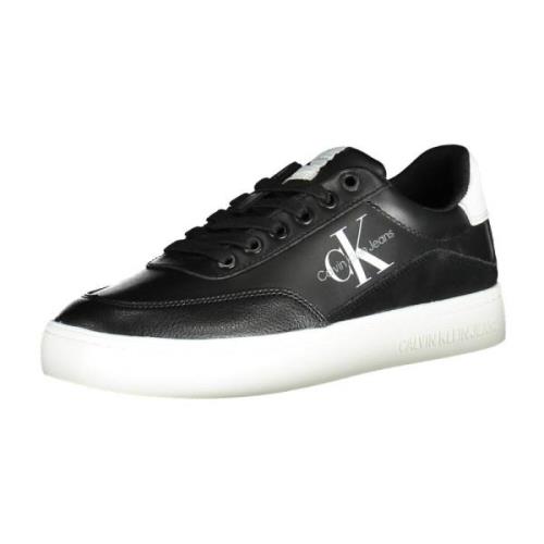 Sportieve Veterschoenen met Contrastdetails Calvin Klein , Black , Dam...