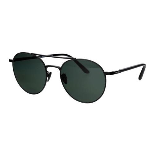 Stijlvolle zonnebril met model 0Ar6156 Giorgio Armani , Black , Heren