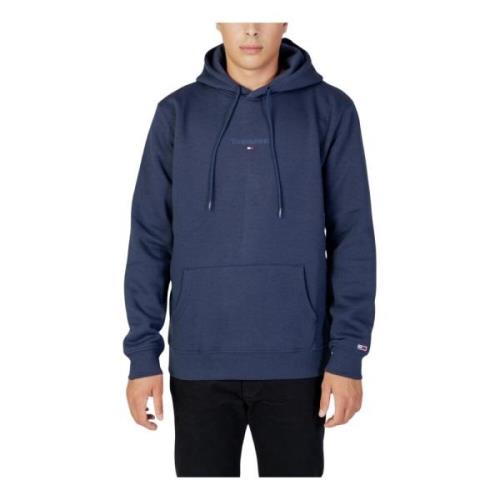 Blauwe Bedrukte Hoodie Mannen Herfst/Winter Tommy Hilfiger , Blue , He...