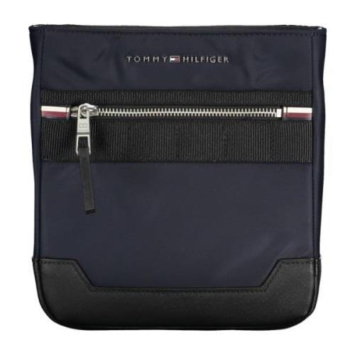 Blauwe Heren Schoudertas Tommy Hilfiger , Blue , Heren