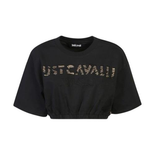 Zwarte T-shirts & Polos voor vrouwen Just Cavalli , Black , Dames