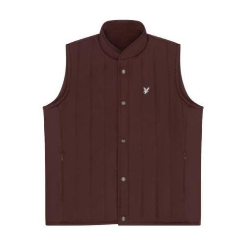 Omkeerbaar Gewatteerd Gilet Jack Lyle & Scott , Brown , Heren