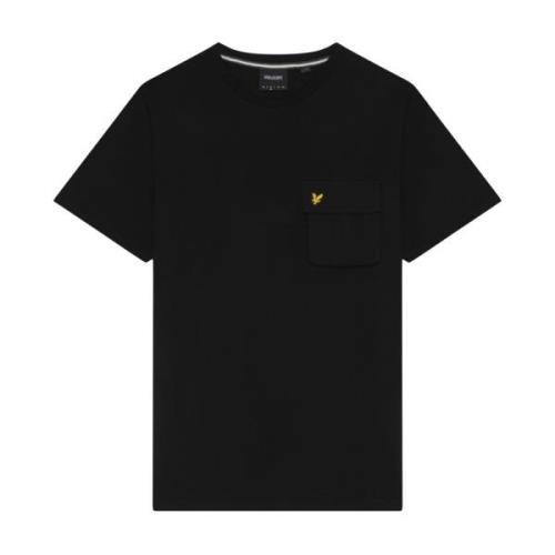 Geweven zak T-shirt Lyle & Scott , Black , Heren