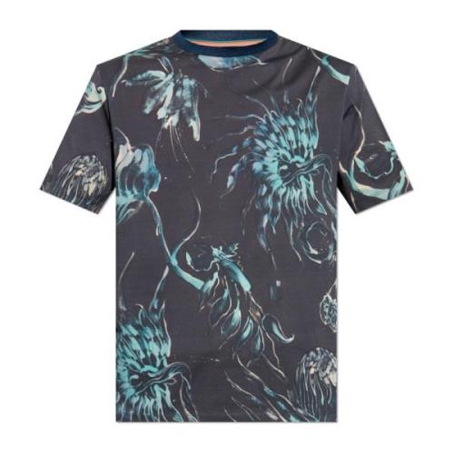 Gestreept T-shirt Paul Smith , Blue , Heren