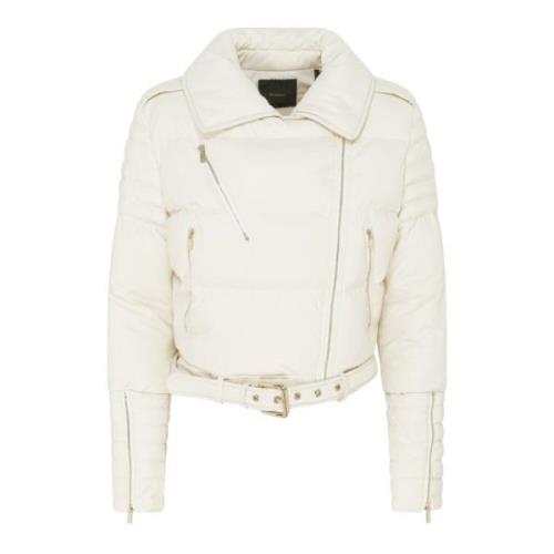 Ivoor Bikerjack met ritssluiting Pinko , White , Dames