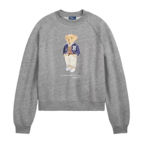 Beer Polo Sweater Grijs Ralph Lauren , Gray , Dames