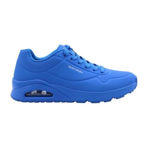 Buzz Sneaker Skechers , Blue , Heren