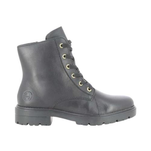 Zwarte Damesschoenen Rieker , Black , Dames