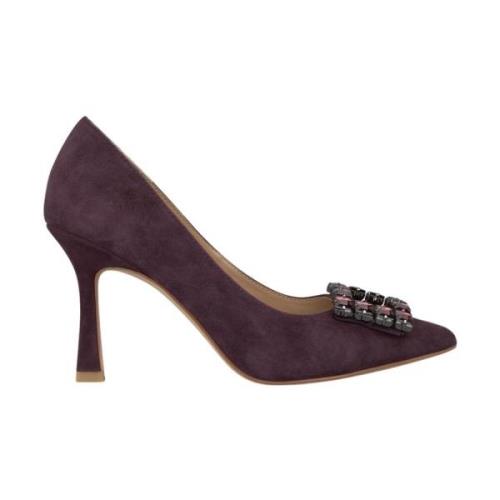 Stiletto hakschoen met ornament Alma EN Pena , Purple , Dames