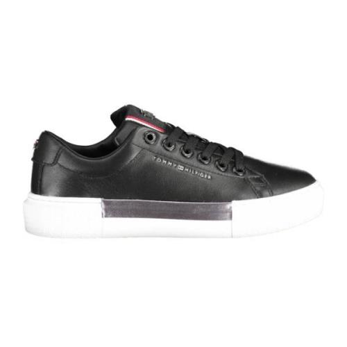 Sportieve Veterschoenen Zwart Contrast Print Tommy Hilfiger , Black , ...