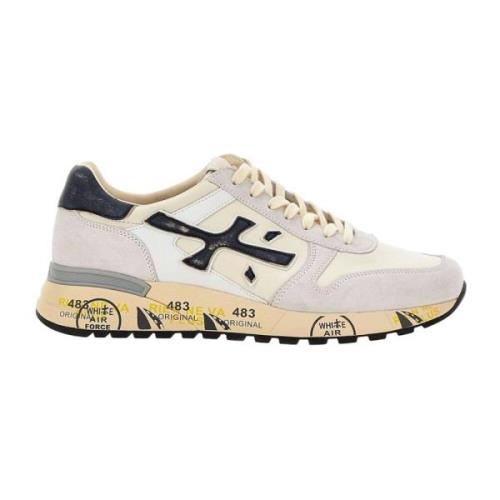 Witte Mesh Sneakers Mick Model Premiata , White , Heren