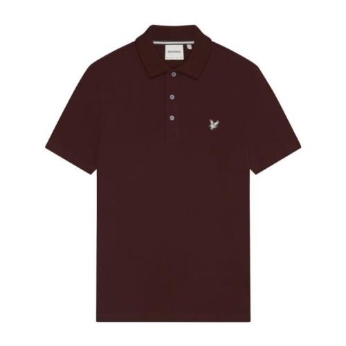 Katoenen Polo Shirt Lyle & Scott , Brown , Heren