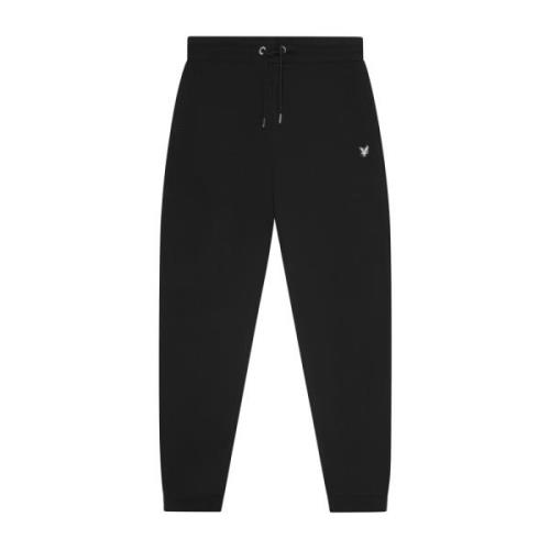 Diagonal Weave French Terry Sweatpant Lyle & Scott , Black , Heren