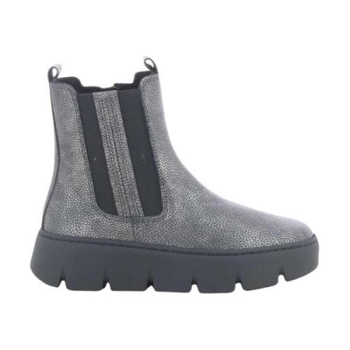 Stijlvolle damesschoenen in gunmetal Gabor , Gray , Dames