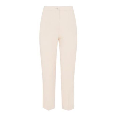 Poederroze Slim Fit Broek Patrizia Pepe , Pink , Dames