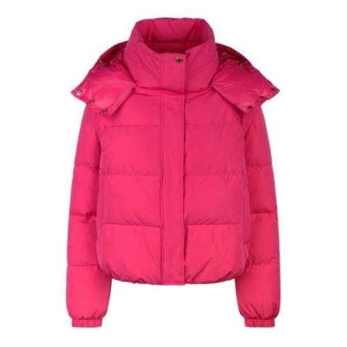 Fuchsia Puffer Bomber Jas Patrizia Pepe , Purple , Dames