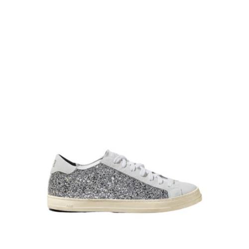 Glitter Sneakers Allemaal gemaakt van materialen P448 , Gray , Dames